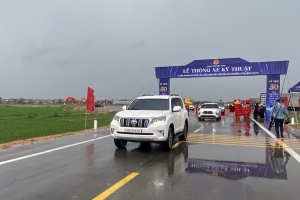 Thông xe kỹ thuật tuyến đường ĐT.277B tỉnh Bắc Ninh kết nối với cầu Hà Bắc 2 tỉnh Bắc Giang
