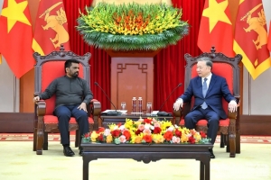 Tổng Bí thư Tô Lâm tiếp Tổng thống Sri Lanka Anura Kumara Dissanayaka