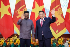Tổng thống Sri Lanka: Luôn coi Việt Nam là nguồn cảm hứng, sự cổ vũ lớn lao