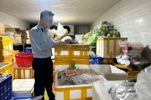 Thái Nguyên: Liên tiếp phát hiện thực phẩm đông lạnh không rõ nguồn gốc xuất xứ