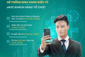 BIDV triển khai định danh điện tử dành cho khách hàng tổ chức