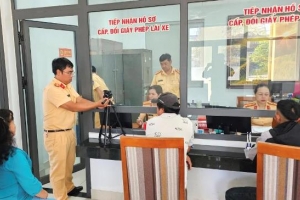 Công an Đà Nẵng lần đầu tổ chức sát hạch và cấp bằng lái xe