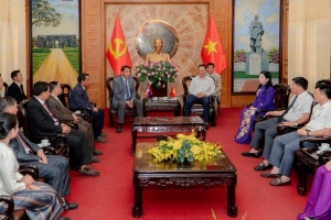 Đoàn đại biểu Mặt trận Lào xây dựng đất nước tỉnh Hủa Phăn thăm, làm việc tại Thanh Hóa