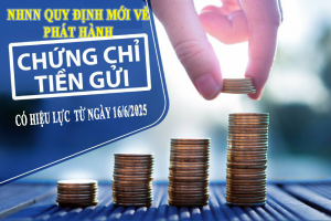 NHNN quy định mới về phát hành chứng chỉ tiền gửi trong nước của tổ chức tín dụng