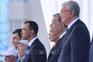 Tổng Bí thư Tô Lâm dự Lễ duyệt binh Kỷ niệm 80 năm Ngày Chiến thắng phát xít tại Kazakhstan