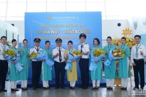 Chính thức tái lập cầu nối hàng không Hà Nội-Moscow