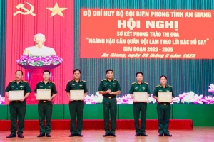BĐBP tỉnh An Giang thực hiện hiệu quả phong trào thi đua “Ngành Hậu cần Quân đội làm theo lời Bác Hồ dạy” giai đoạn 2020 - 2025