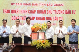Bắc Giang: Chấp thuận chủ trương đầu tư dự án hạ tầng KCN Tiên Sơn - Ninh Sơn và CCN Phương Sơn - Đại Lâm