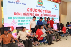 Phổ Yên: Ngày hội hiến máu tình nguyện đợt II vượt chỉ tiêu, thu 276 đơn vị máu