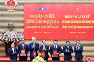Ký kết hợp tác giữa Nghệ An và Thủ đô Viêng Chăn: Mở rộng cơ hội phát triển song phương