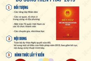 Đa dạng hóa hình thức để nhân dân góp ý sửa đổi, bổ sung một số điều của Hiến pháp 2013