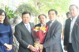 Lãnh đạo tỉnh Thanh Hóa đón Đoàn đại biểu cấp cao tỉnh Hủa Phăn