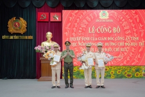 Nhiều cán bộ Công an tỉnh Thanh Hóa tự nguyện nghỉ công tác trước tuổi