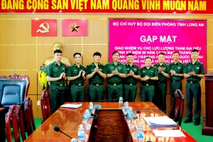 Bộ đội Biên phòng Long An gặp mặt giao nhiệm vụ cho lực lượng tham gia nhiệm vụ A80
