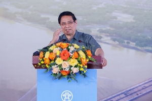 Thủ tướng phát lệnh khởi công cầu Tứ Liên (Hà Nội)