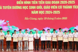 Bắc Giang biểu dương điển hình tiên tiến ngành Giáo dục và tuyên dương học sinh giỏi, giáo viên bồi dưỡng học sinh giỏi