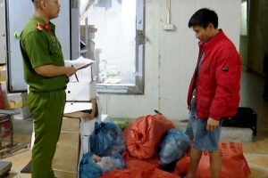Đột kích kho lạnh chứa gần 6,5 tấn thực phẩm không có hóa đơn, nguồn gốc tại Ninh Bình