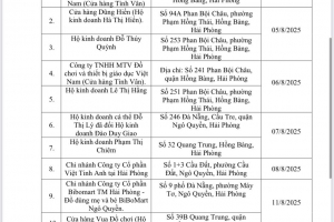 Hải Phòng: Kiểm tra nhà nước về chất lượng hàng hóa đồ chơi trẻ em lưu thông trên thị trường năm 2025