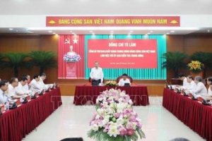 Tổng Bí thư Tô Lâm làm việc với Ủy ban Kiểm tra Trung ương