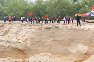 Nghệ An: Một doanh nghiệp khai thác cát bị phạt gần 250 triệu đồng