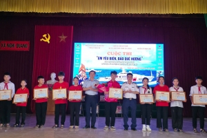 Sôi nổi cuộc thi “Em yêu biển đảo quê hương” tại huyện Nghi Lộc (Nghệ An)