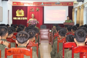 Khai giảng khoá huấn luyện cơ bản về kĩ năng, nghiệp vụ chữa cháy và cứu nạn, cứu hộ