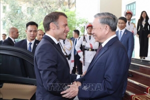 Tổng Bí thư Tô Lâm tiếp Tổng thống Pháp Emmanuel Macron