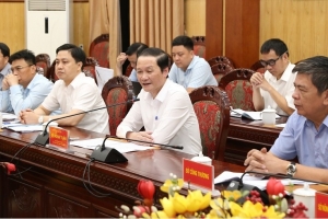 Chủ tịch UBND tỉnh Thanh Hóa tiếp và làm việc với Tập đoàn Công nghiệp Than - Khoáng sản Việt Nam