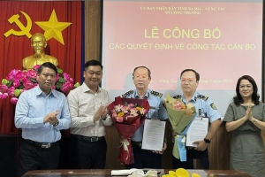 Ông Lê Quang Hải giữ chức Chi cục trưởng Chi cục Quản lý thị trường Bà Rịa – Vũng Tàu