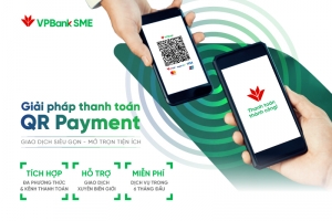 VPBank SME triển khai giải pháp QR Payment: Một mã QR duy nhất chấp nhận thanh toán từ chuyển khoản đến thẻ tín dụng