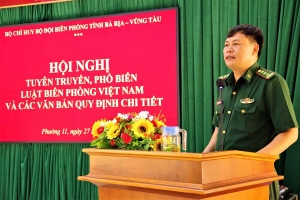 Tuyên truyền Luật Biên phòng Việt Nam và chống khai thác IUU cho cán bộ, Nhân dân TP. Vũng Tàu