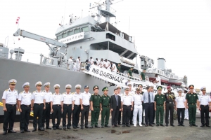 Tàu hải quân Ấn Độ INS Darshak thăm hữu nghị TP. Hồ Chí Minh, thúc đẩy hợp tác biển Việt Nam - Ấn Độ