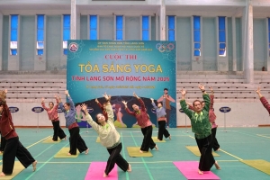 Sẵn sàng cho Ngày hội Yoga quốc tế tại Lạng Sơn