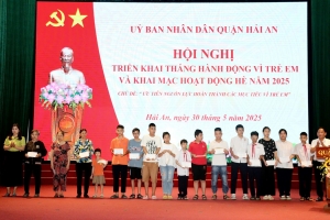 Hải Phòng: Trao gần 130 suất quà cho trẻ em có hoàn cảnh khó khăn nhân Tháng hành động vì trẻ em năm 2025
