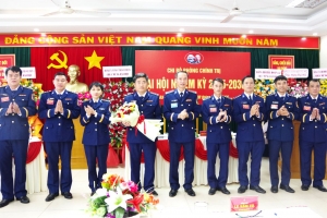 Đại hội Chi bộ Phòng Chính trị Vùng Cảnh sát Biển 3 nhiệm kỳ 2025-2030: Vững vàng về chính trị, tiêu biểu trong xây dựng Đảng
