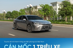 Toyota bán ra thị trường Việt Nam gần 994.000 chiếc xe