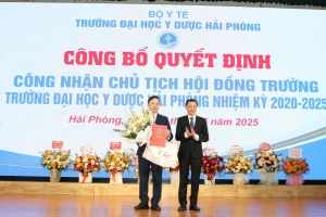 Ông Phạm Văn Linh giữ chức Chủ tịch Hội đồng Trường Đại học Y Dược Hải Phòng