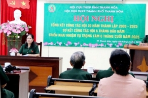 Hội Cựu TNXP TP. Thanh Hóa tổng kết hoạt động 20 năm thành lập