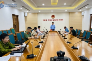 UBND tỉnh Quảng Ninh kiểm điểm tiến độ thực hiện các giải pháp phòng chống IUU