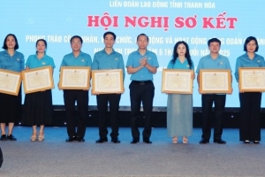 Thanh Hóa: Hội nghị sơ kết phong trào công nhân, viên chức, lao động