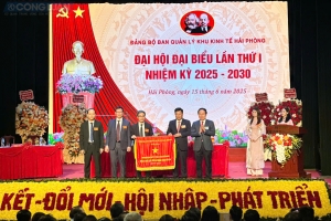 Đại hội đại biểu Ban quản lý Khu kinh tế Hải Phòng lần thứ I nhiệm kỳ 2025-2030 thành công tốt đẹp