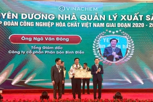 Ông Ngô Văn Đông được vinh danh Nhà lãnh đạo xuất sắc của Tập đoàn Hóa chất Việt Nam giai đoạn 2020-2025