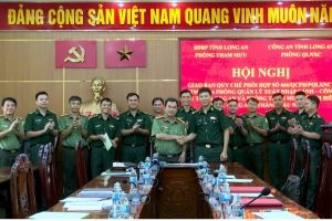 Long An: Giao ban quy chế phối hợp 6 tháng đầu năm 2025