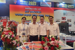 Hội Báo toàn quốc 2025: Gian trưng bày của Tạp chí Thương hiệu và Công luận thu hút sự quan tâm của đại biểu và độc giả