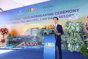 Tập đoàn CEO khởi công Novotel Cam Ranh Resort - Dấu mốc mới trên hành trình kiến tạo chuỗi nghỉ dưỡng 5 sao tại Việt Nam