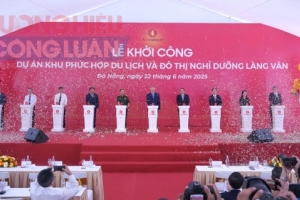 Phó Thủ tướng Thường trực Nguyễn Hòa Bình dự khởi công Dự án Làng Vân