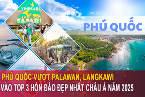 Phú Quốc lọt Top 3 hòn đảo đẹp nhất châu Á - Thái Bình Dương