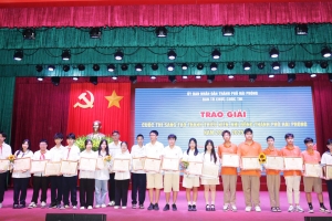 Tổng kết và trao giải Cuộc thi “Sáng tạo thanh thiếu niên, nhi đồng thành phố Hải Phòng năm 2024 - 2025”