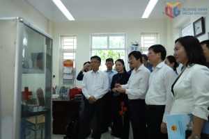 Phó Thủ tướng Lê Thành Long kiểm tra công tác chuẩn bị thi tốt nghiệp THPT tại Quảng Ninh