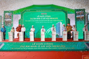 HUD khởi công xây dựng dự án nhà ở xã hội NewLife